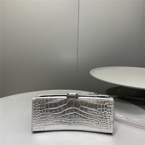 High Quality Luxury Balenciaga Hourglass Bag Silver product detail
