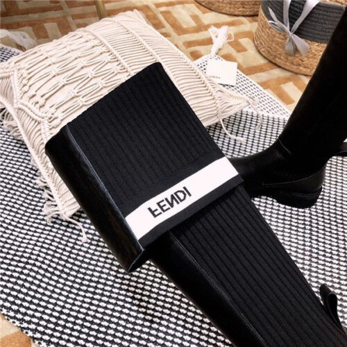 High Quality Luxury Fendi Rockoko FF Combat Boots Shoes product detail