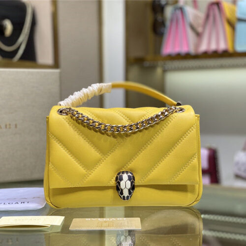 High Quality Luxury Bvlgari Serpenti Cabochon Shoulder Bag – Style 42572