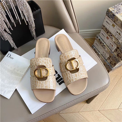 High Quality Luxury Dior 30 Montaigne Heeled Slide alternate view