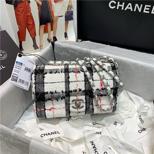 High Quality Luxury Chanel Tweed Flap Bags – Style 48321