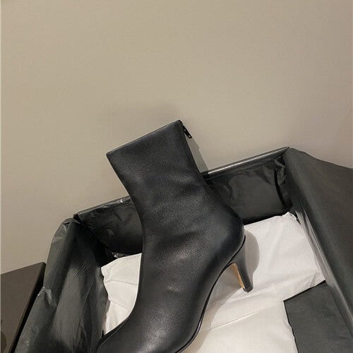 High Quality Luxury Bottega Veneta Laville Calfskin Booties Shoes – Style 29798 product detail
