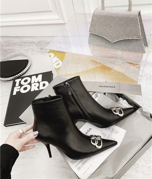 High Quality Luxury Balenciaga BB Booties Shoes