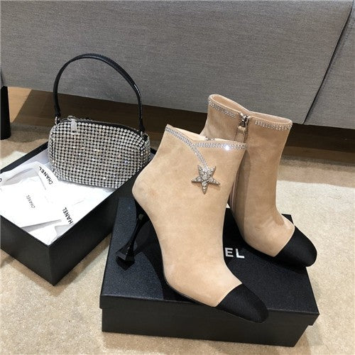 High Quality Luxury Chanel Booties Shoes – Style 68432
