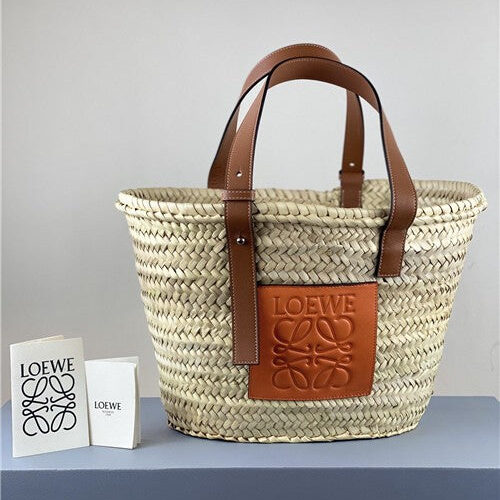 High Quality Luxury Loewe Straw Vegetable Basket Bags