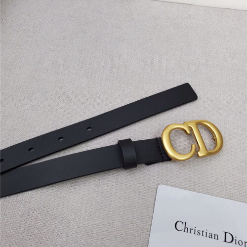 High Quality Luxury Dior Cd Black Leather Belt – Style 00422 product detail