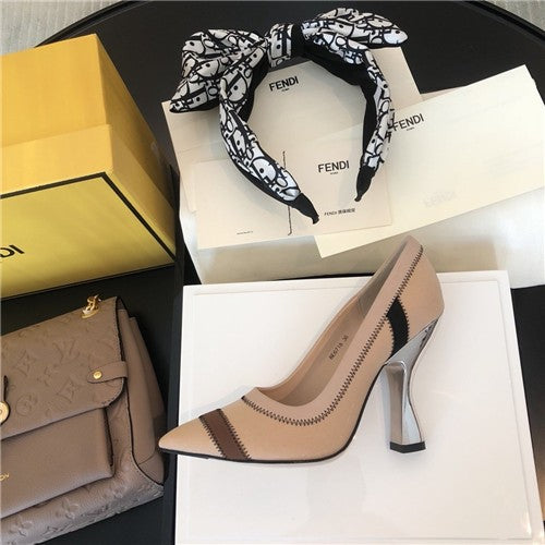 High Quality Luxury Fendi High Heel Sandals Shoes product detail