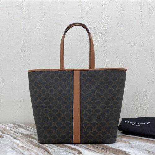 High Quality Luxury Celine Triomphe Canvas Shopping Bag