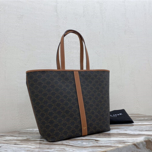 High Quality Luxury Celine Triomphe Canvas Shopping Bag alternate view