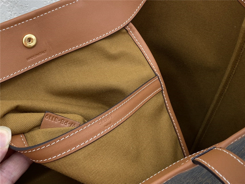 High Quality Luxury Celine Triomphe Canvas Shopping Bag product detail