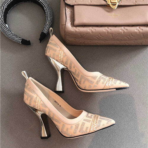 High Quality Luxury Fendi Sandals Heels Women – Style 06867
