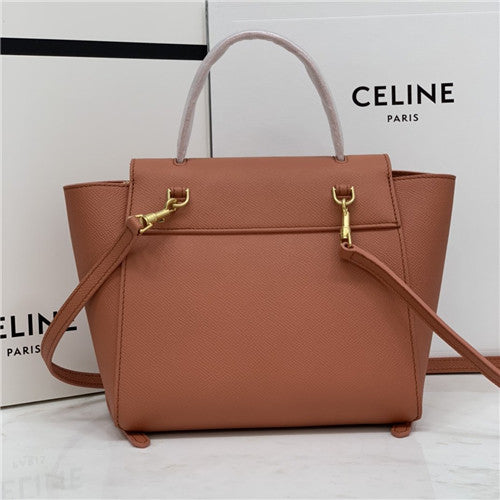 High Quality Luxury Celine Belt Nano Bag Pink alternate view