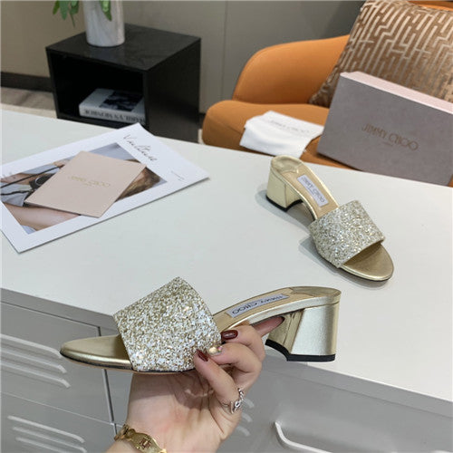 High Quality Luxury Jimmy Choo Block Heel Sandal – Style 70662 product detail