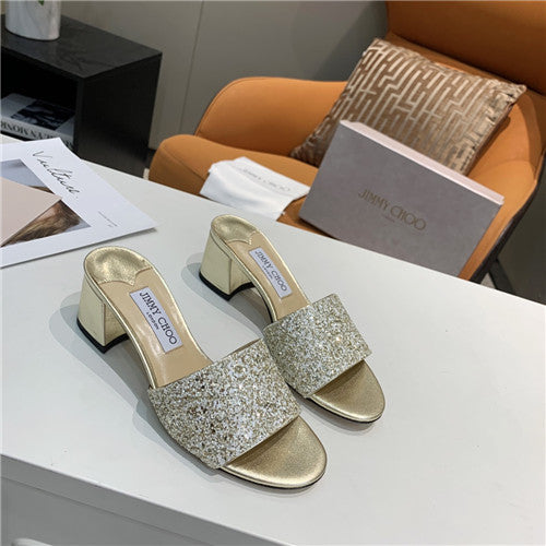 High Quality Luxury Jimmy Choo Block Heel Sandal – Style 70662