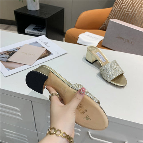 High Quality Luxury Jimmy Choo Block Heel Sandal – Style 70662 product detail
