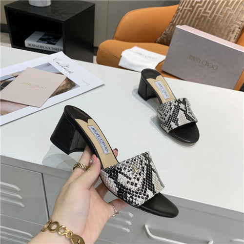 High Quality Luxury Jimmy Choo Block Heel Sandal – Style 08343 alternate view