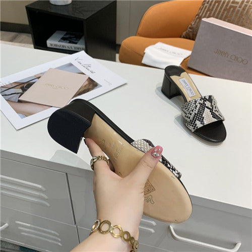 High Quality Luxury Jimmy Choo Block Heel Sandal – Style 05126 product detail