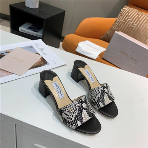 High Quality Luxury Jimmy Choo Block Heel Sandal – Style 08343