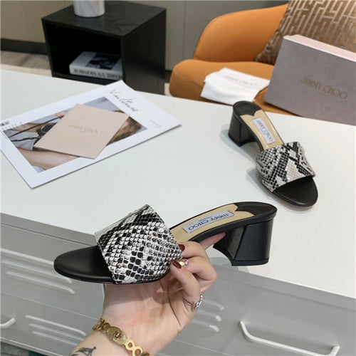 High Quality Luxury Jimmy Choo Block Heel Sandal – Style 05126 product detail