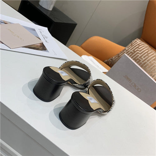 High Quality Luxury Jimmy Choo Block Heel Sandal – Style 05126 product detail