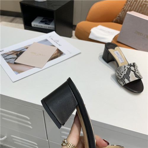 High Quality Luxury Jimmy Choo Block Heel Sandal – Style 05126 product detail
