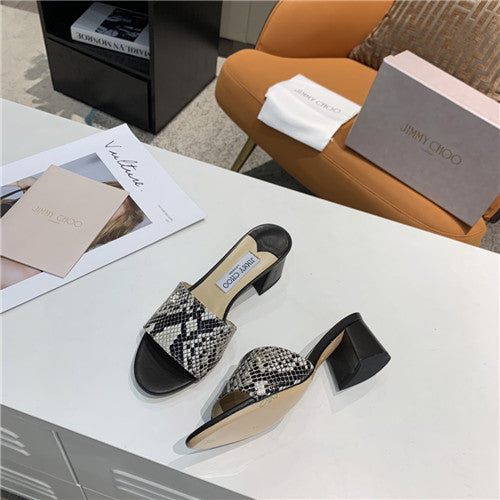 High Quality Luxury Jimmy Choo Block Heel Sandal – Style 05126 product detail