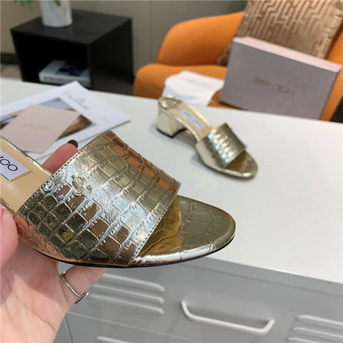 High Quality Luxury Jimmy Choo Block Heel Sandal – Style 06822 product detail