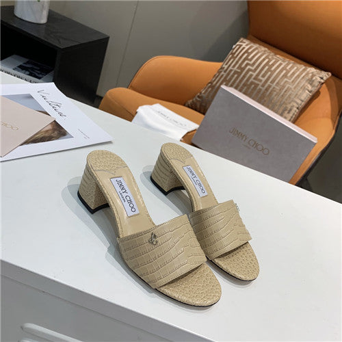 High Quality Luxury Jimmy Choo Block Heel Sandal – Style 72358