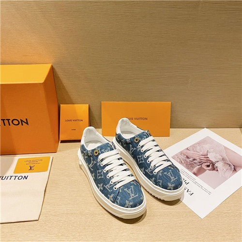 High Quality Luxury LV Shoes White Sneakers Shoes – Style 02051