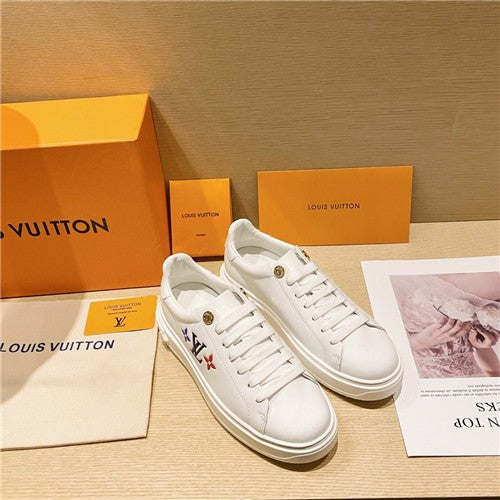 High Quality Luxury LV Shoes White Sneakers Shoes