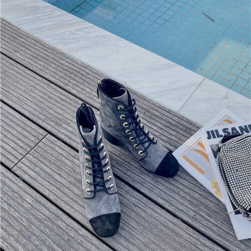 High Quality Luxury Chanel Winter Boots Shoes – Style 28326 alternate view