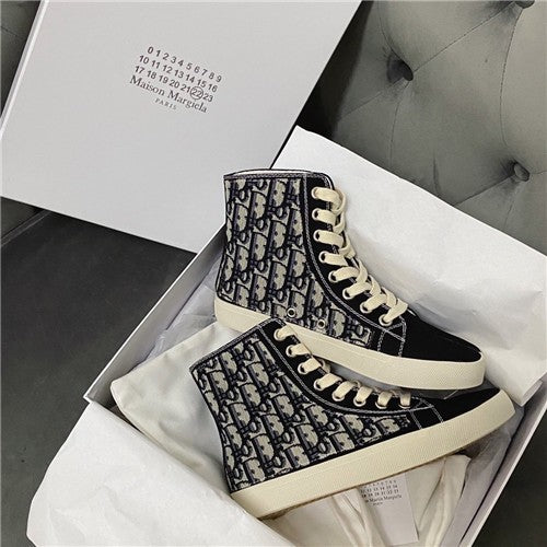 High Quality Luxury Dior Canvas Sneakers Shoes