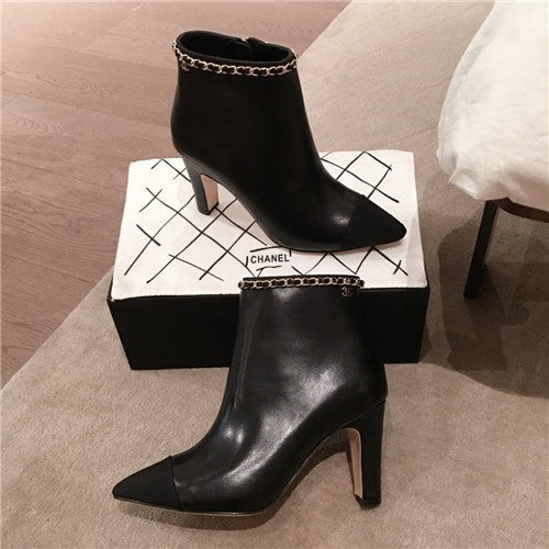 High Quality Luxury Chanel Short Boots Shoes alternate view