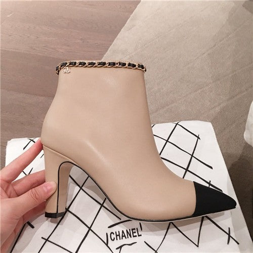 High Quality Luxury Chanel Short Boots Shoes – Style 14182 alternate view