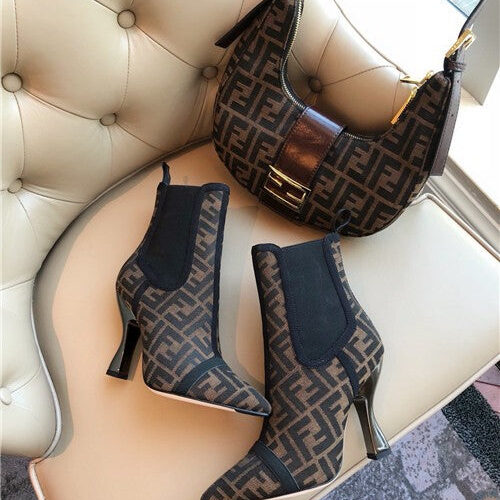 High Quality Luxury Fendi Boots Shoes – Style 03923 alternate view