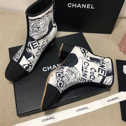 High Quality Luxury Chanel Ankle Booties Shoes – Style 48070 product detail
