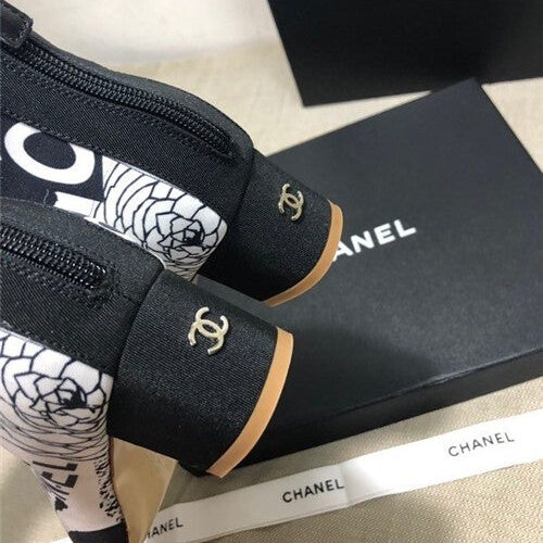 High Quality Luxury Chanel Ankle Booties Shoes – Style 48070 product detail