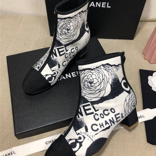 High Quality Luxury Chanel Ankle Booties Shoes – Style 48070