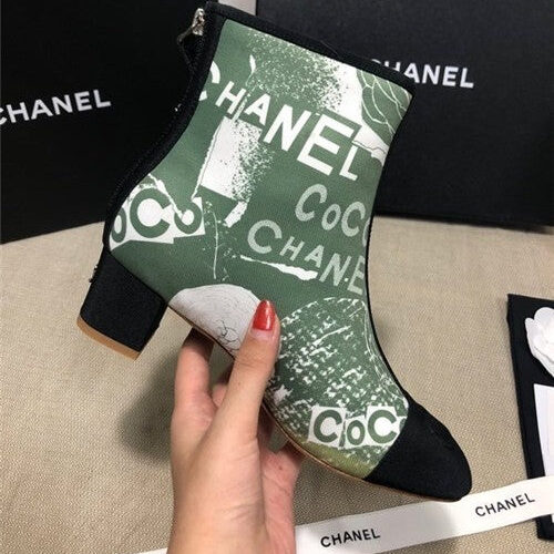 High Quality Luxury Chanel Ankle Booties Shoes – Style 51462 alternate view