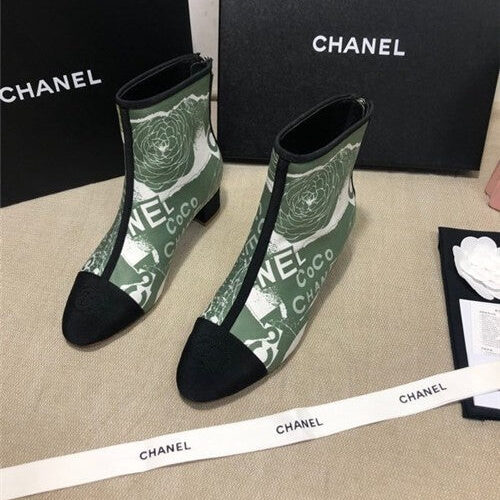 High Quality Luxury Chanel Ankle Booties Shoes – Style 51462 product detail
