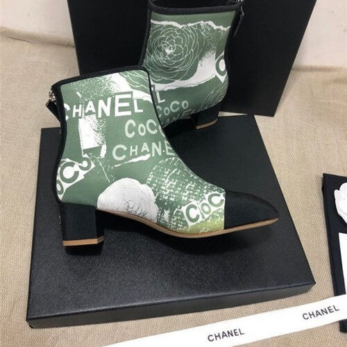 High Quality Luxury Chanel Ankle Booties Shoes – Style 51462 product detail