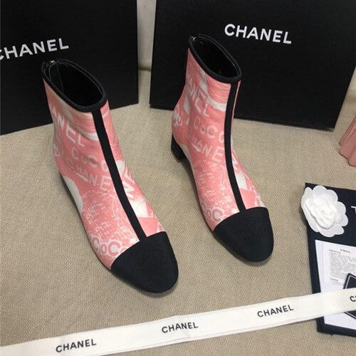 High Quality Luxury Chanel Ankle Booties Shoes – Style 46374 product detail