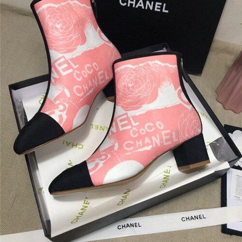High Quality Luxury Chanel Ankle Booties Shoes – Style 46374