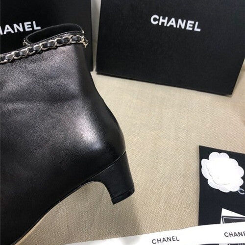 High Quality Luxury Chanel Ankle Booties Shoes alternate view