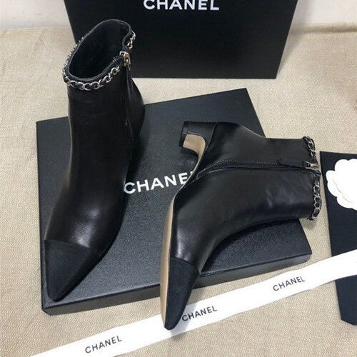 High Quality Luxury Chanel Ankle Booties Shoes product detail