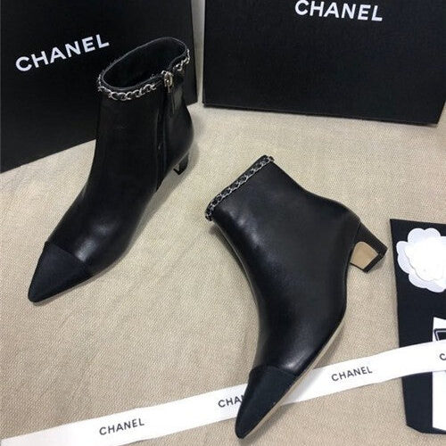 High Quality Luxury Chanel Ankle Booties Shoes product detail