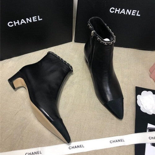 High Quality Luxury Chanel Ankle Booties Shoes product detail