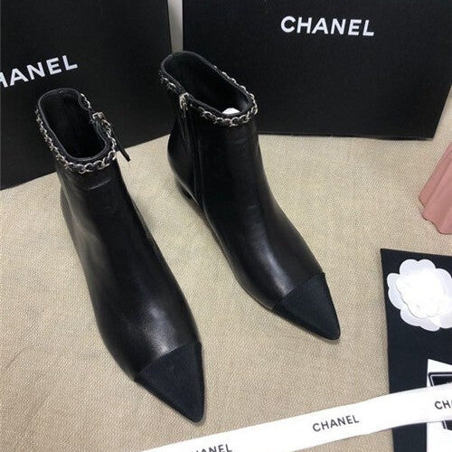 High Quality Luxury Chanel Ankle Booties Shoes product detail