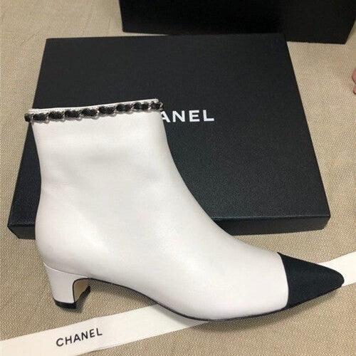 High Quality Luxury Chanel Ankle Booties Shoes – Style 74054 product detail