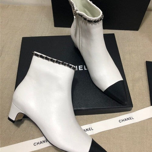 High Quality Luxury Chanel Ankle Booties Shoes – Style 74054